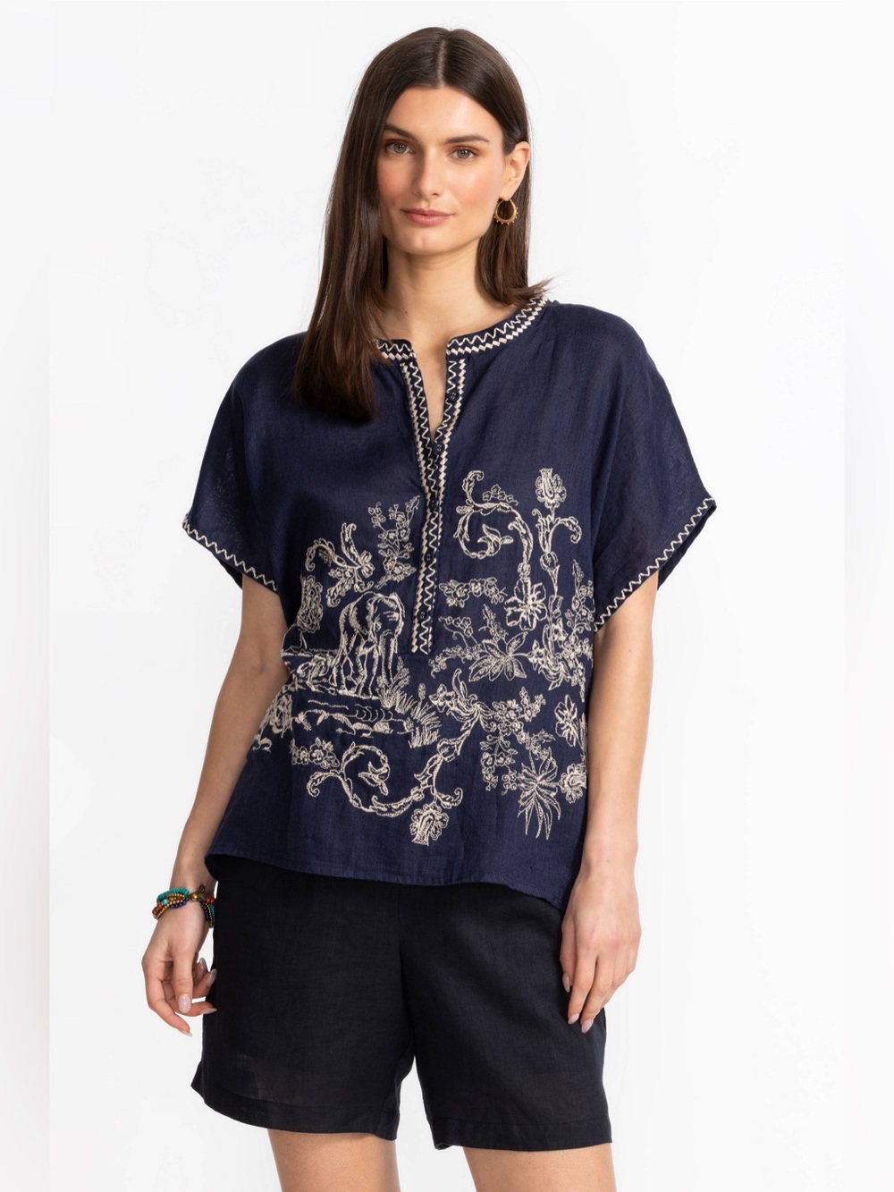 NWT Johnny Was VANONA BLOUSE